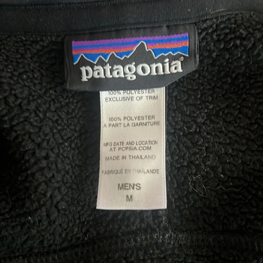 Patagonia Ribbed Knit Sherpa Lined Jacket
